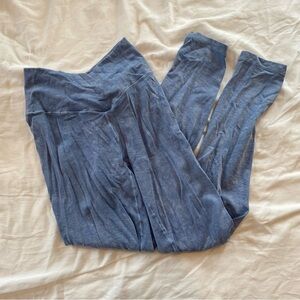 Aerie double cross blue leggings